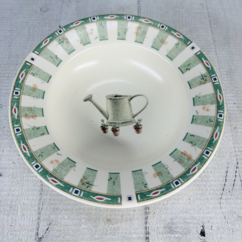 Pfaltzgraff NATUREWOOD Herbs Garden Watercan Stoneware Fruit Sauce Bowls Set 3 - Picture 6 of 16